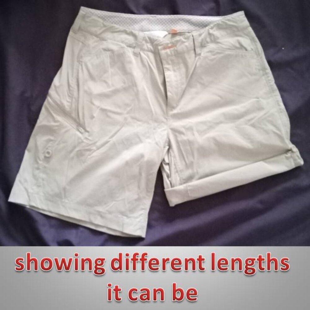 ORVIS Jackson quick dry convertible shorts women's size 10 TAN - Picture 3 of 9